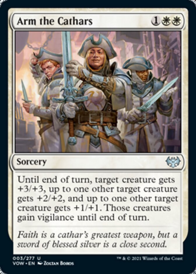 Arm the Cathars [Innistrad: Crimson Vow] Magic: The Gathering