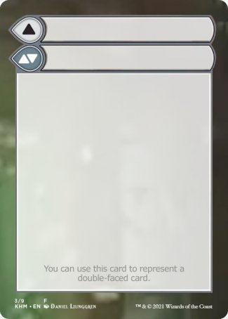Helper Card (3/9) [Kaldheim Tokens] Magic: The Gathering