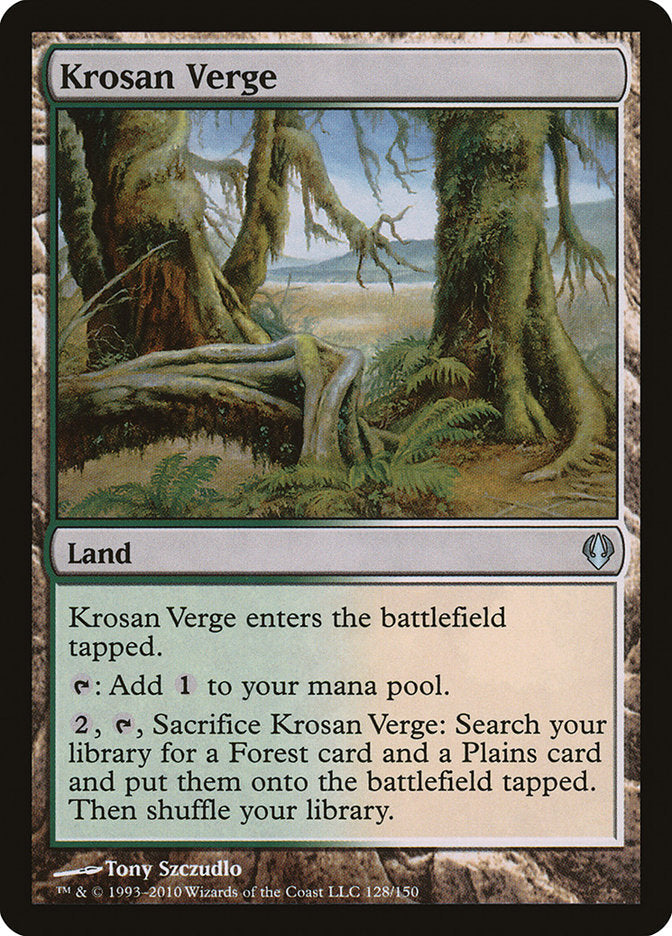 Krosan Verge [Archenemy] Magic: The Gathering