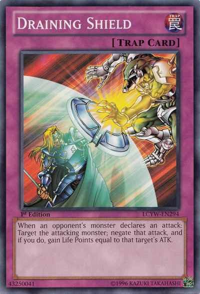 Draining Shield [LCYW-EN294] Common Yu-Gi-Oh!