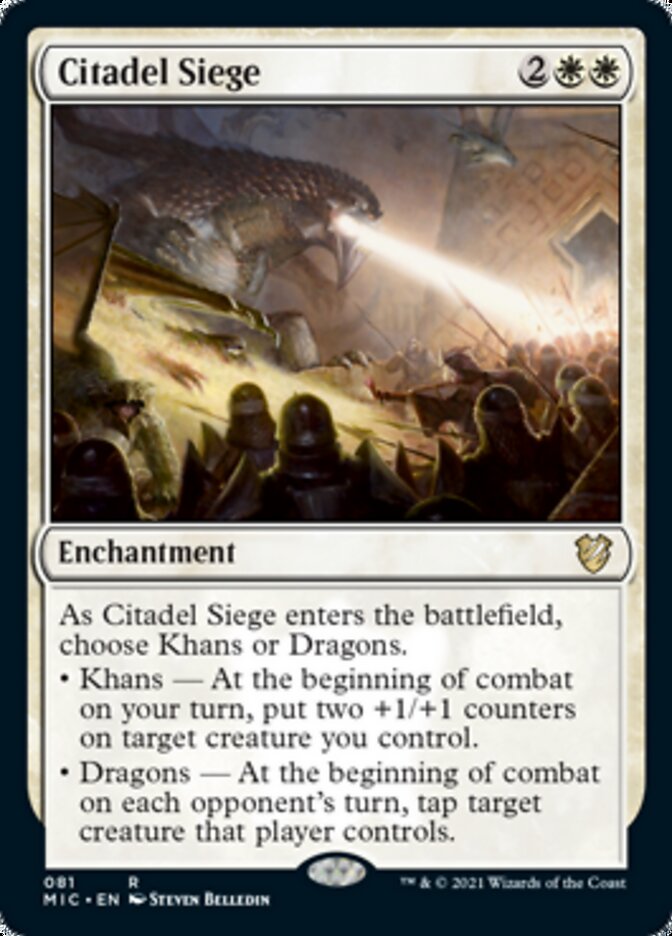 Citadel Siege [Innistrad: Midnight Hunt Commander] Magic: The Gathering