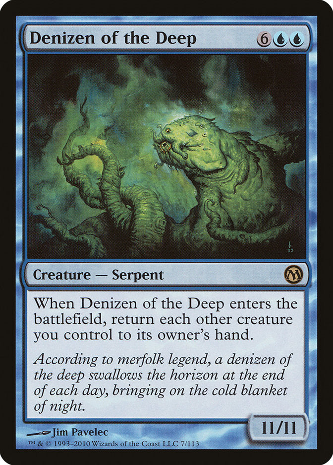 Denizen of the Deep [Duels of the Planeswalkers] Magic: The Gathering