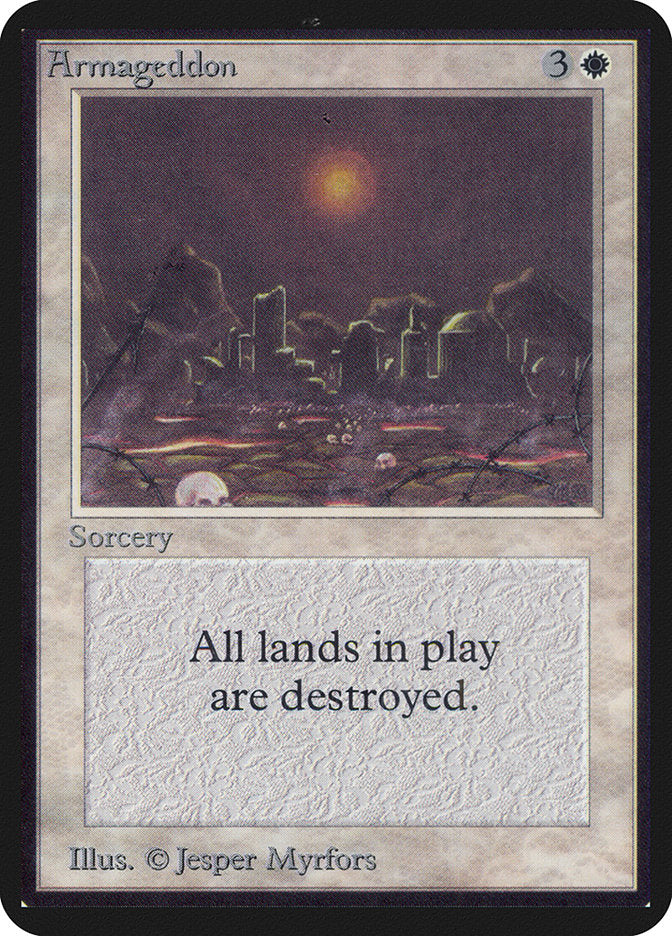 Armageddon [Alpha Edition] Magic: The Gathering