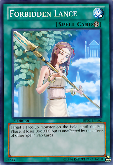 Forbidden Lance [BP02-EN162] Common Yu-Gi-Oh!