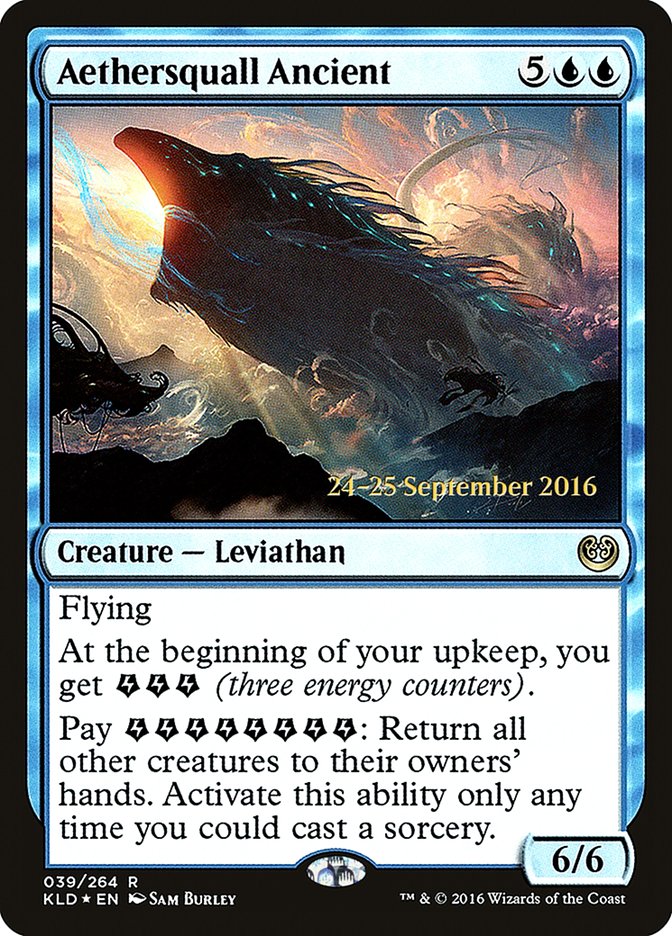 Aethersquall Ancient [Kaladesh Prerelease Promos] Magic: The Gathering