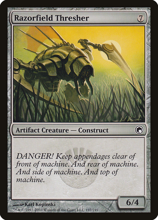 Razorfield Thresher [Scars of Mirrodin] Magic: The Gathering