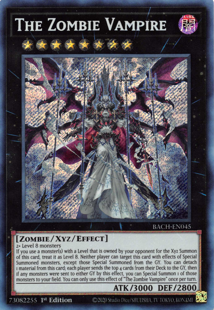 The Zombie Vampire [BACH-EN045] Secret Rare Yu-Gi-Oh!