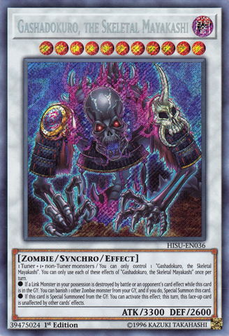 Gashadokuro, the Skeletal Mayakashi [HISU-EN036] Secret Rare Yu-Gi-Oh!