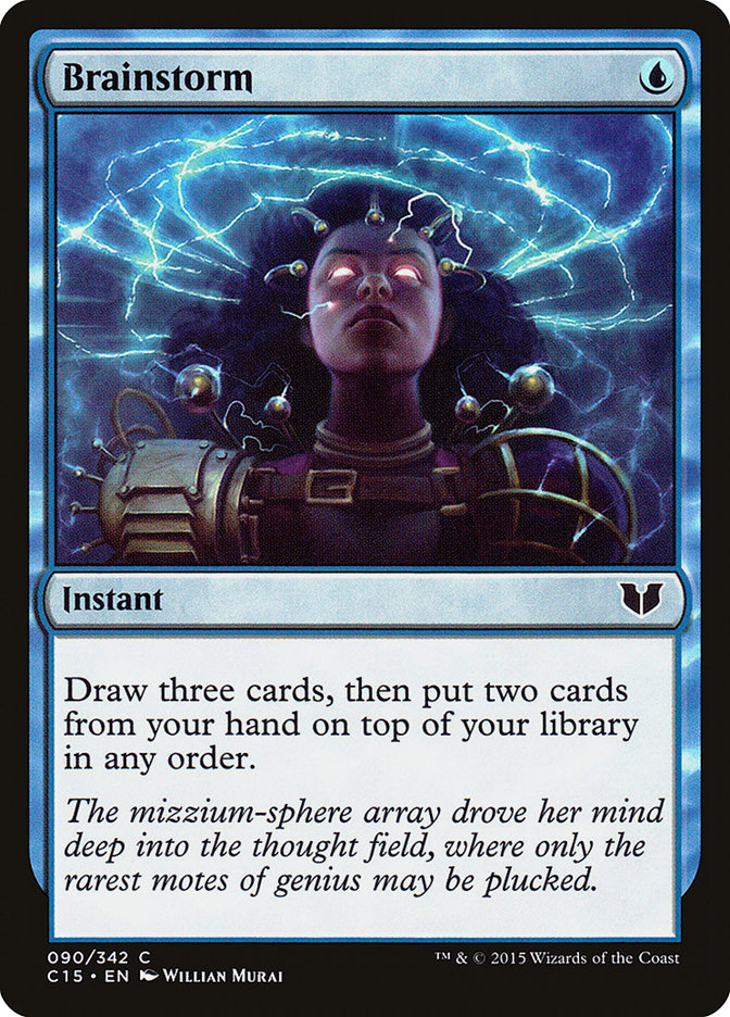Brainstorm [Commander 2015] Magic: The Gathering