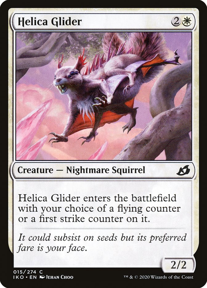 Helica Glider [Ikoria: Lair of Behemoths] Magic: The Gathering