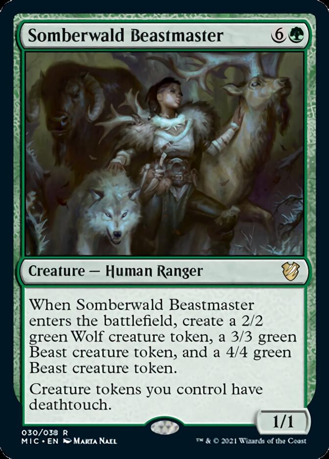 Somberwald Beastmaster [Innistrad: Midnight Hunt Commander] Magic: The Gathering