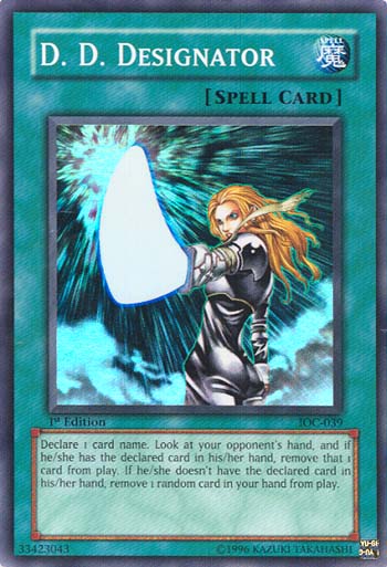 D.D. Designator [IOC-039] Super Rare Yu-Gi-Oh!