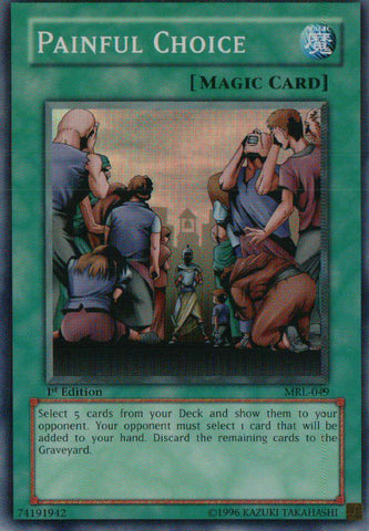 Painful Choice [MRL-049] Super Rare Yu-Gi-Oh!
