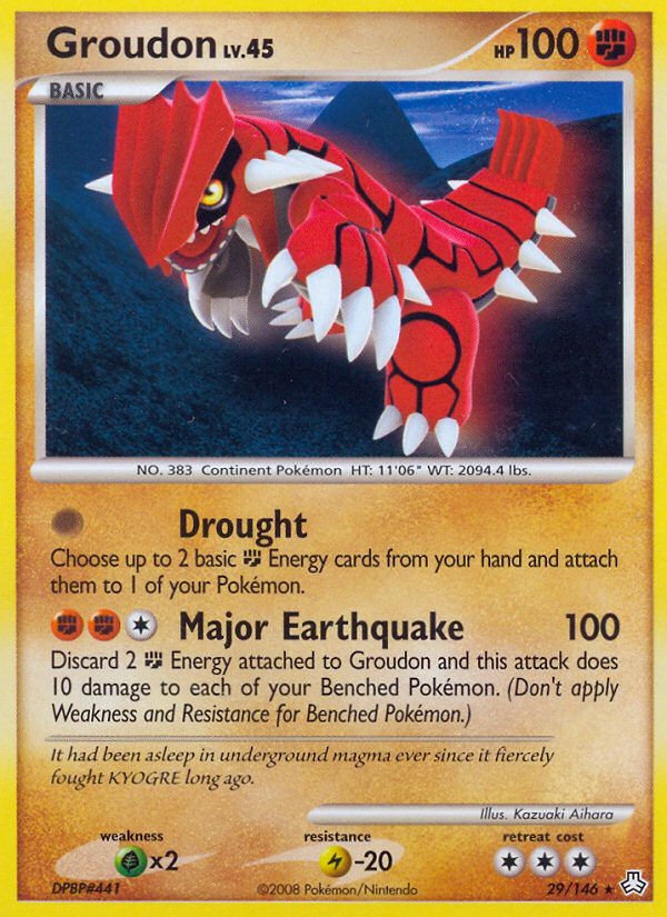 Groudon (29/146) [Diamond & Pearl: Legends Awakened] Pokémon
