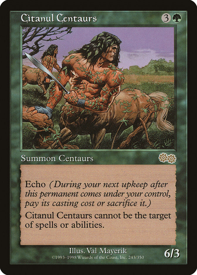 Citanul Centaurs [Urza's Saga] Magic: The Gathering