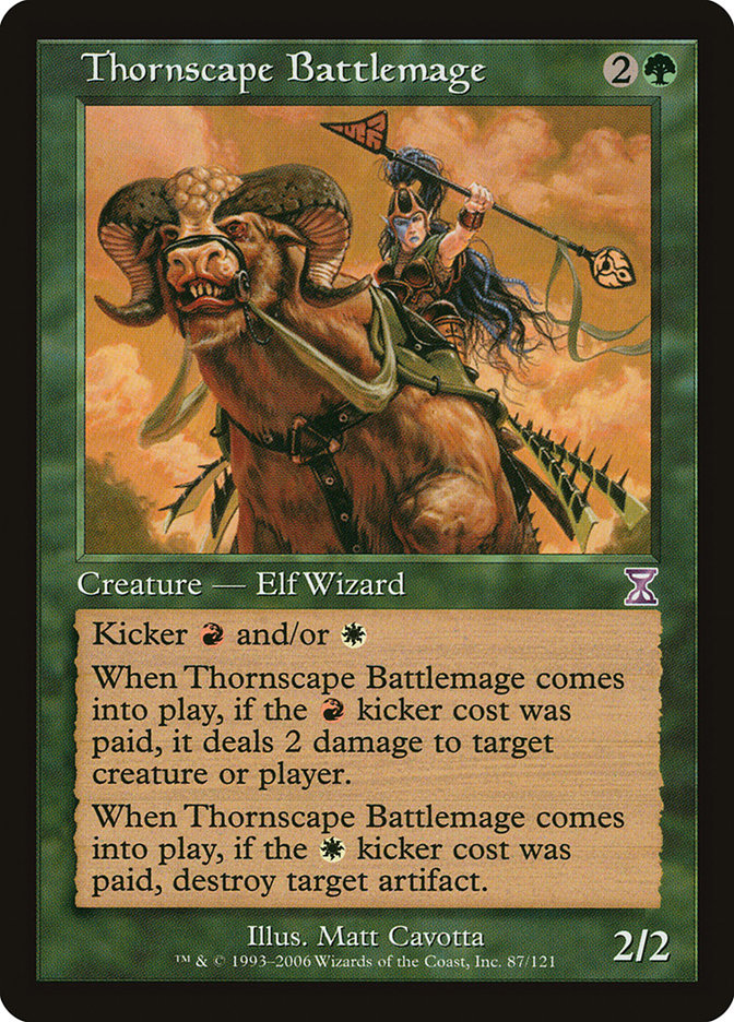 Thornscape Battlemage [Time Spiral Timeshifted] Magic: The Gathering
