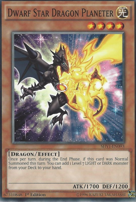 Dwarf Star Dragon Planeter [SHVI-EN093] Common Yu-Gi-Oh!
