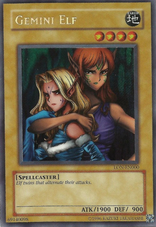 Gemini Elf [LON-EN000] Secret Rare Yu-Gi-Oh!
