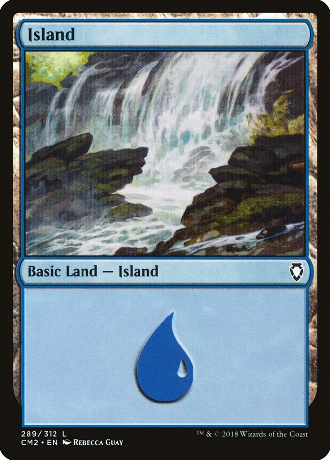 Island (289) [Commander Anthology Volume II] Magic: The Gathering