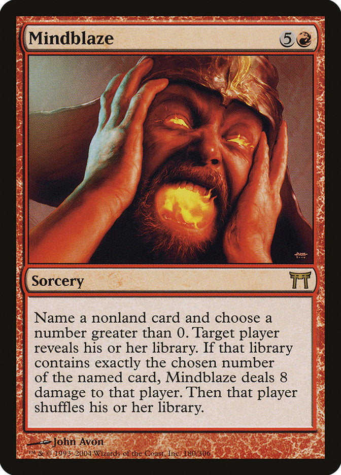 Mindblaze [Champions of Kamigawa] Magic: The Gathering