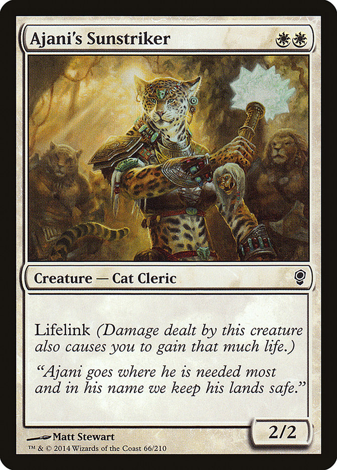 Ajani's Sunstriker [Conspiracy] Magic: The Gathering