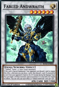 Fabled Andwraith [BLVO-EN044] Super Rare Yu-Gi-Oh!