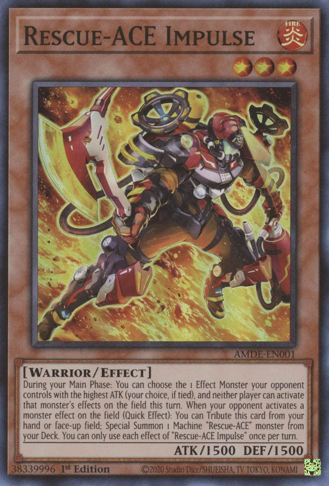 Rescue-ACE Impulse [AMDE-EN001] Super Rare Yu-Gi-Oh!