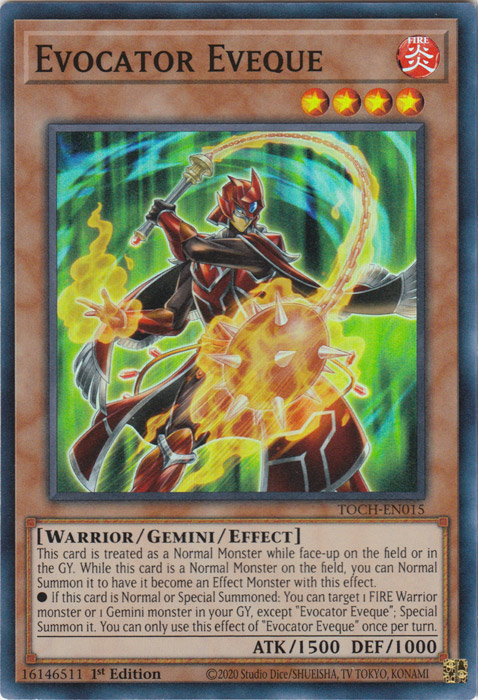 Evocator Eveque [TOCH-EN015] Super Rare Yu-Gi-Oh!