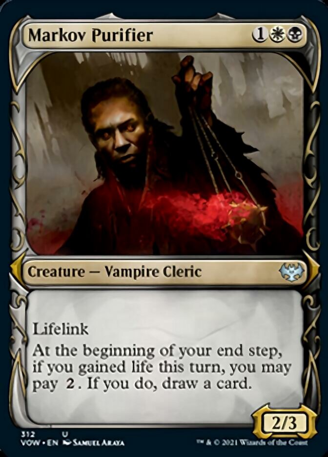 Markov Purifier (Showcase Fang Frame) [Innistrad: Crimson Vow] Magic: The Gathering