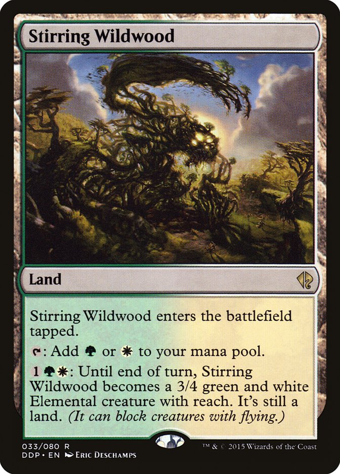 Stirring Wildwood [Duel Decks: Zendikar vs. Eldrazi] Magic: The Gathering