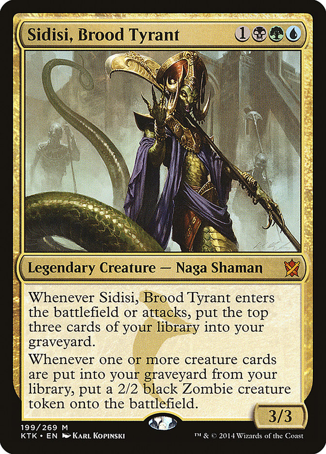 Sidisi, Brood Tyrant [Khans of Tarkir] Magic: The Gathering