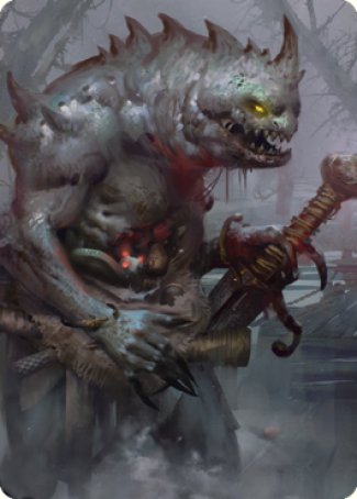 Gray Slaad Art Card [Commander Legends: Battle for Baldur's Gate Art Series] Magic: The Gathering