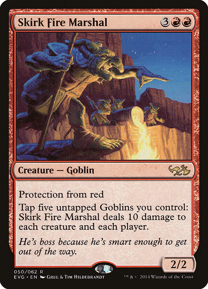 Skirk Fire Marshal (Elves vs. Goblins) [Duel Decks Anthology] Magic: The Gathering