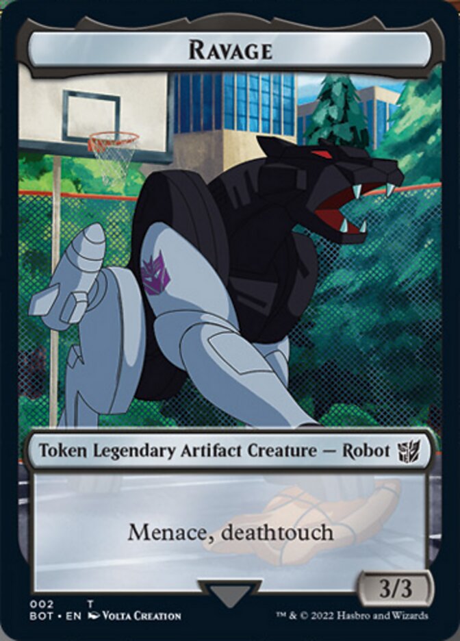 Powerstone // Ravage Double-Sided Token [The Brothers' War Tokens] Magic: The Gathering