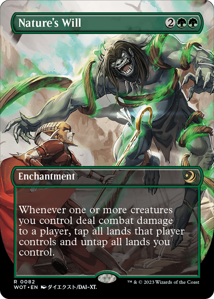 Nature's Will (Anime Borderless) [Wilds of Eldraine: Enchanting Tales] Magic: The Gathering