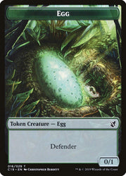 Eldrazi // Egg Double-Sided Token [Commander 2019 Tokens] Magic: The Gathering