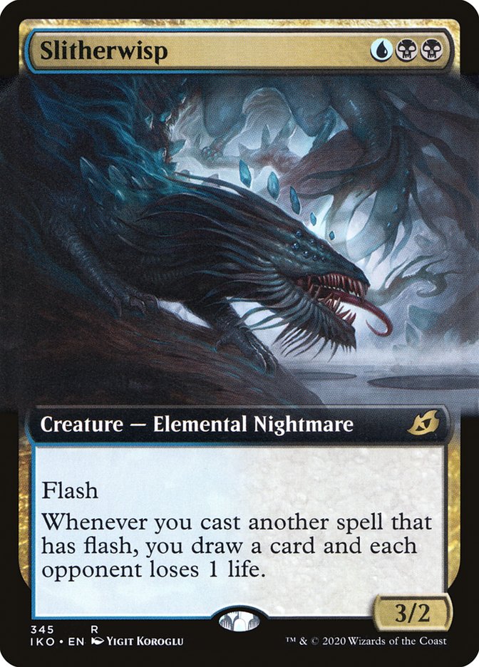 Slitherwisp (Extended Art) [Ikoria: Lair of Behemoths] Magic: The Gathering