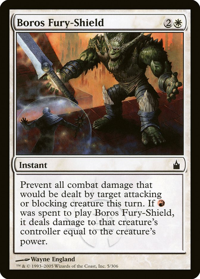 Boros Fury-Shield [Ravnica: City of Guilds] Magic: The Gathering