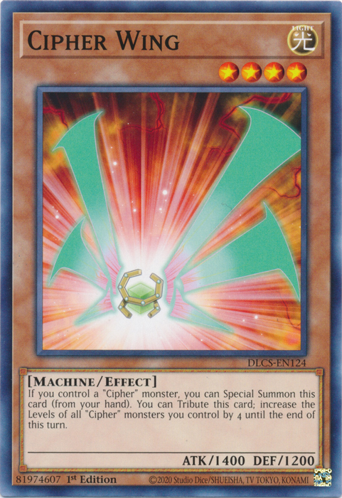 Cipher Wing [DLCS-EN124] Common Yu-Gi-Oh!