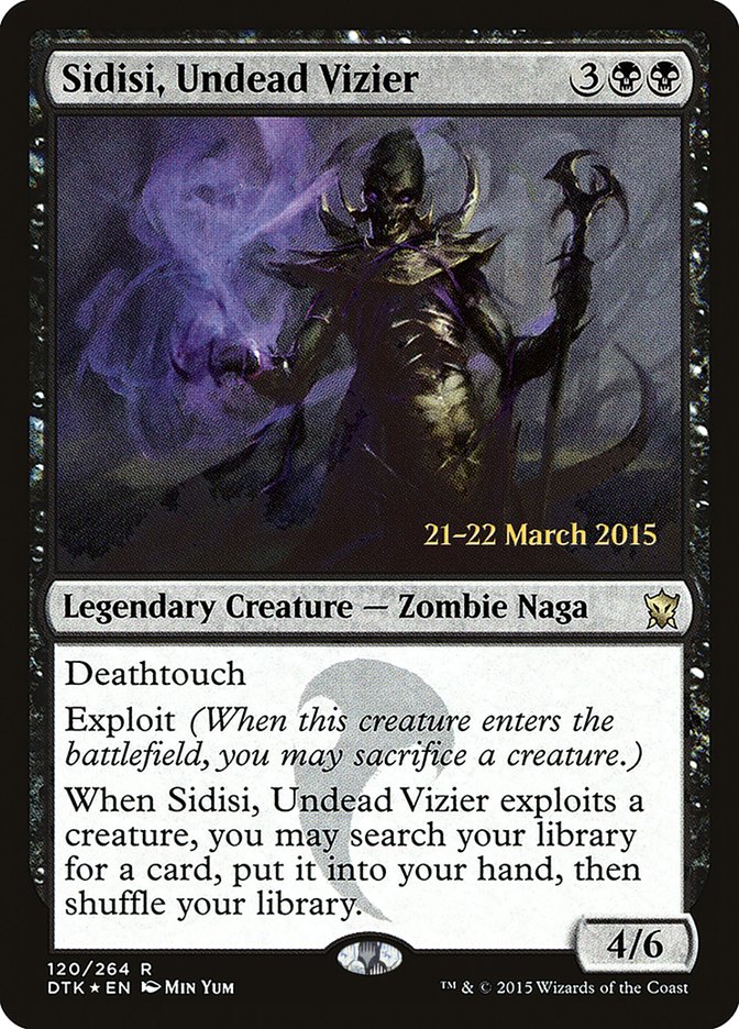 Sidisi, Undead Vizier [Dragons of Tarkir Prerelease Promos] Magic: The Gathering