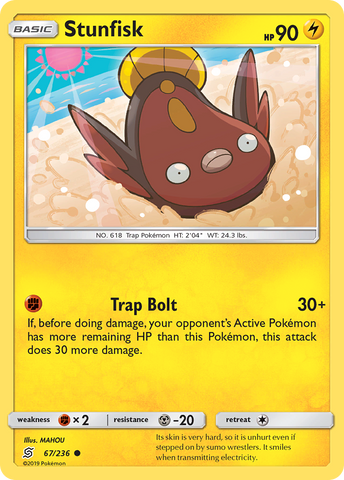 Stunfisk (67/236) [Sun & Moon: Unified Minds] Pokémon