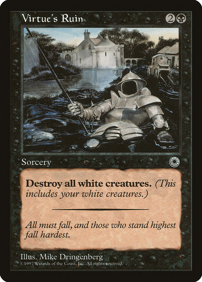 Virtue's Ruin [Portal] Magic: The Gathering