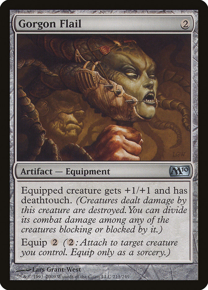Gorgon Flail [Magic 2010] Magic: The Gathering