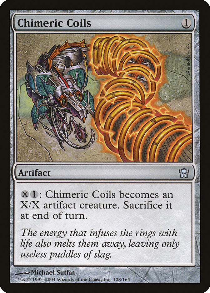 Chimeric Coils [Fifth Dawn] Magic: The Gathering