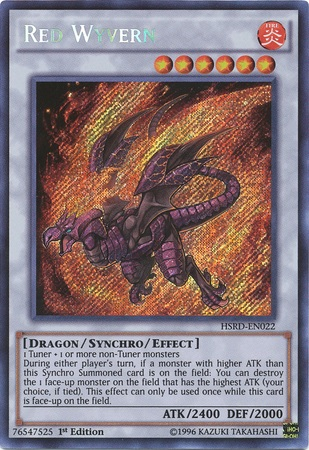 Red Wyvern [HSRD-EN022] Secret Rare Yu-Gi-Oh!