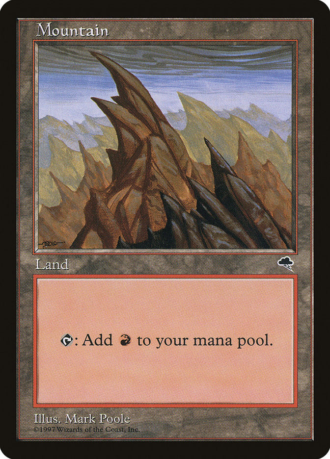 Mountain (346) [Tempest] Magic: The Gathering