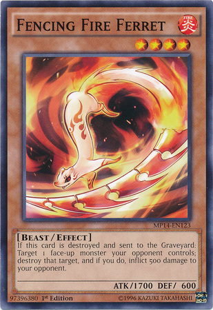 Fencing Fire Ferret [MP14-EN123] Common Yu-Gi-Oh!
