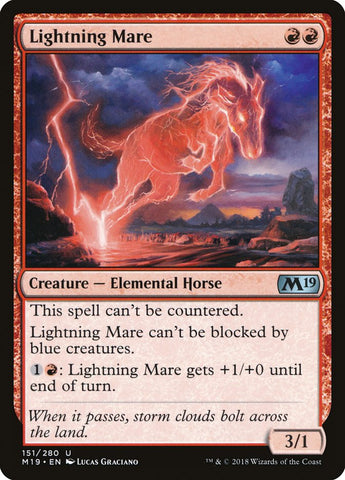 Lightning Mare [Core Set 2019] Magic: The Gathering