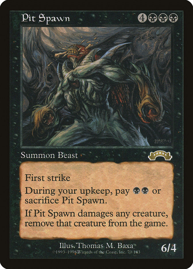 Pit Spawn [Exodus] Magic: The Gathering