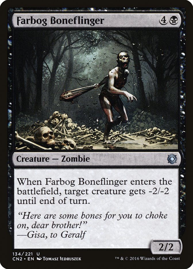 Farbog Boneflinger [Conspiracy: Take the Crown] Magic: The Gathering